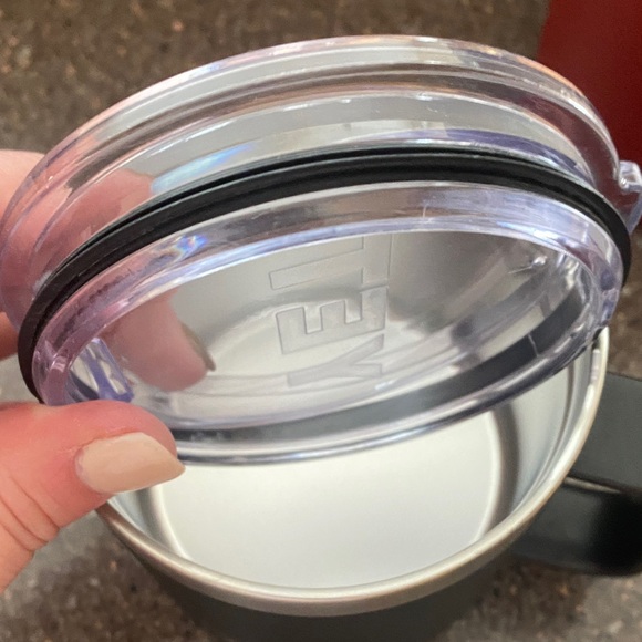 YETI Burgundy and Black Stackable Mugs - Picture 8 of 8